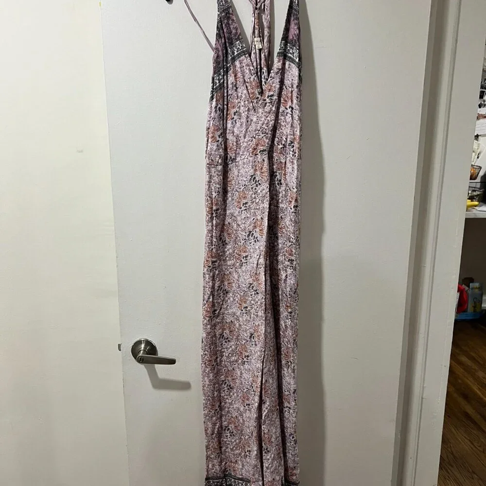 🌸 Cotton Candy LA Floral Boho Jumpsuit - Size L (Fits M/L) 🌸